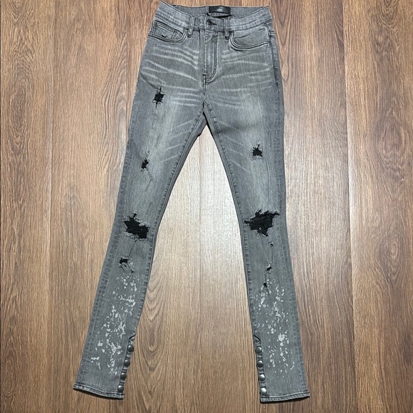 🔥🔥🔥 Dead Than Cool Grey Thrash Jeans Size: 28🔥🔥🔥